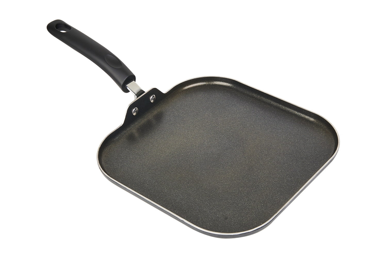 28 cm non-stick aluminium stekpanna/platt grill med extremt hållbar mineral- och diamantbelagd yta, utan PFOA