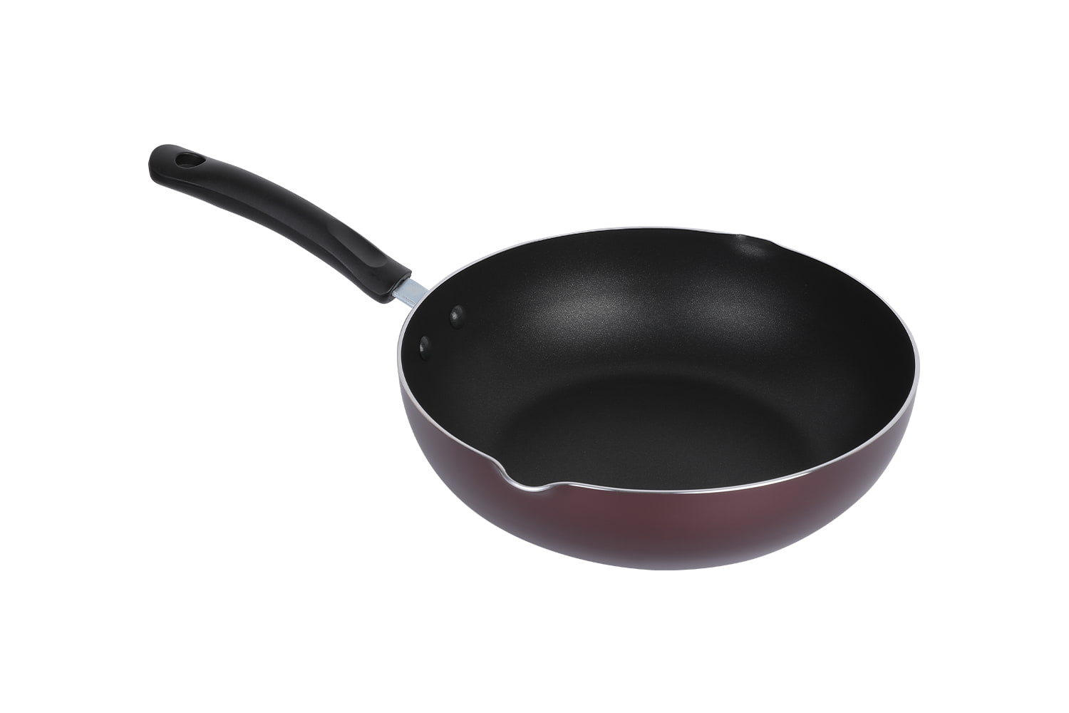 CLW2851 Wok-No glass lock 28 wok, Flaming Wok, non-stick wok